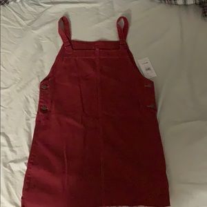 RVCA DENIM OVERALL DRESS